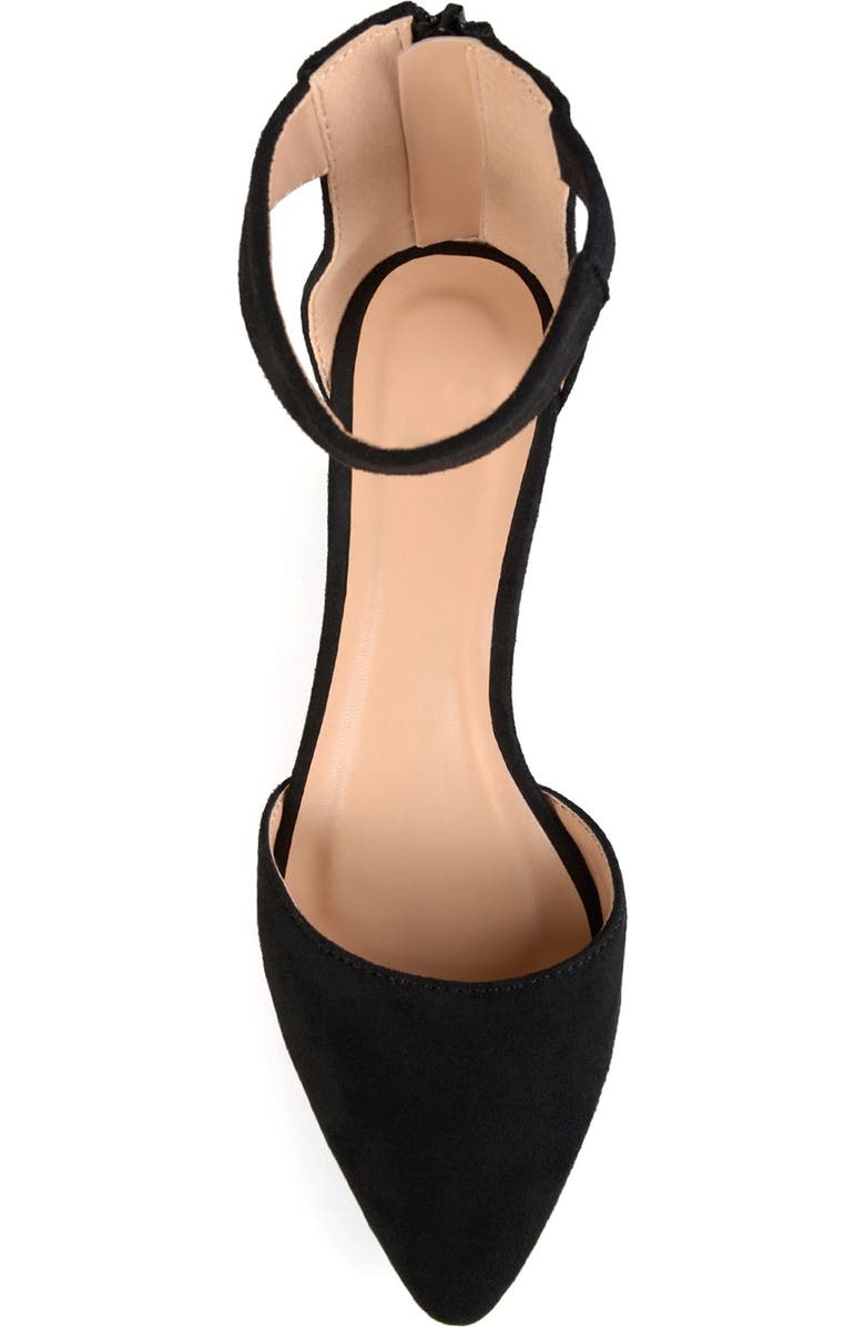 JOURNEE Kova Ankle Strap Wedge Pump, Alternate, color,