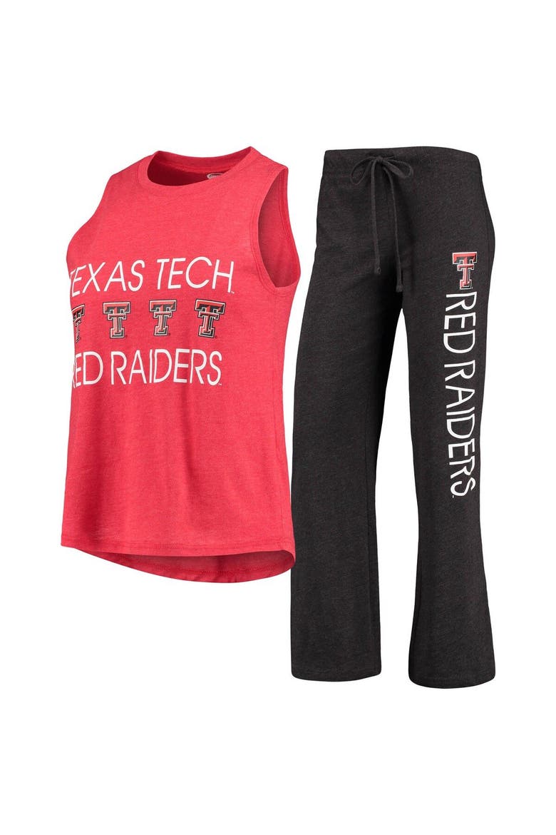 Women's Concepts Sport Red/Black Texas Tech Red Raiders Team Tank Top & Pants Sleep Set, Main, color, Red