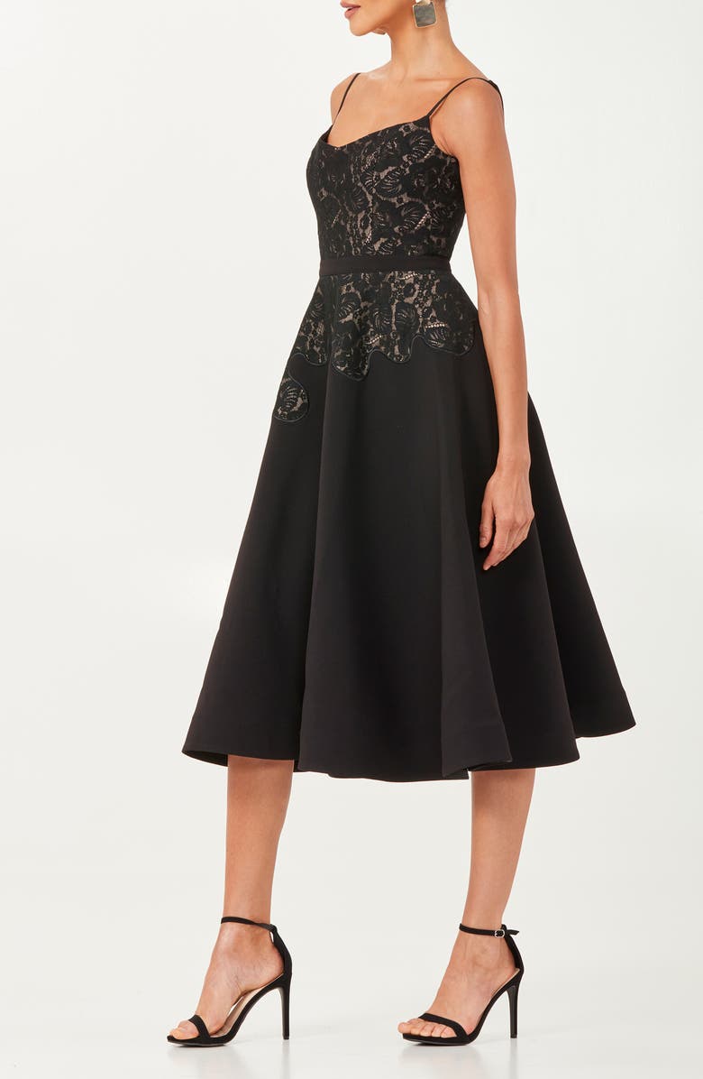 HELSI Alida Lace Bodice Fit & Flare Dress, Alternate, color,