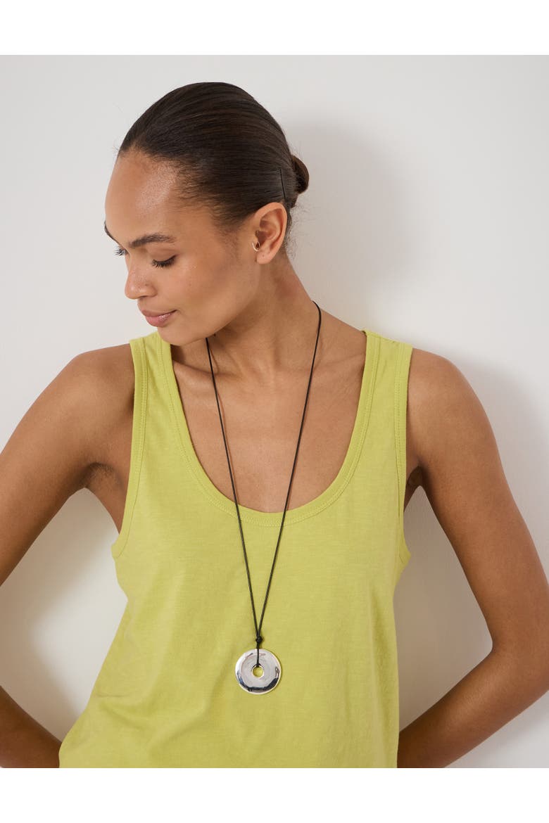 Scoop Neck Tank Top, Alternate, color, Soft Lime Green