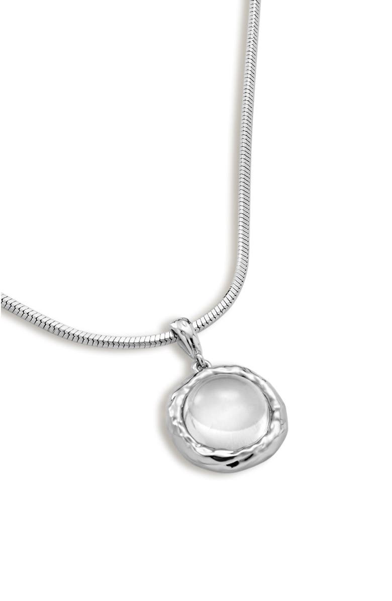 RETRO CHIC Aeolian Whispers Pendant Necklace, Alternate, color, Sliver & Crystal Clear