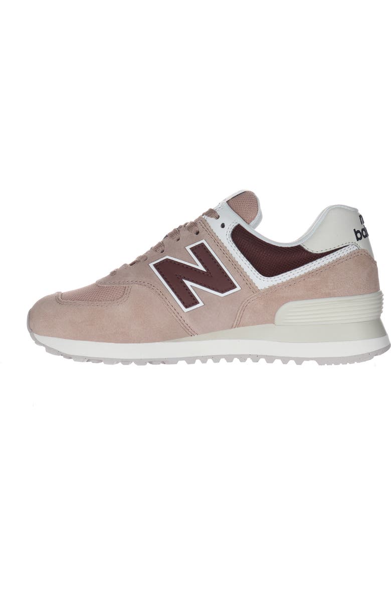New Balance 574 Sneaker, Alternate, color, Flat Taupe/ Rich Oak