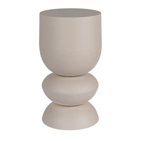 Stacked Bulb Side Table
