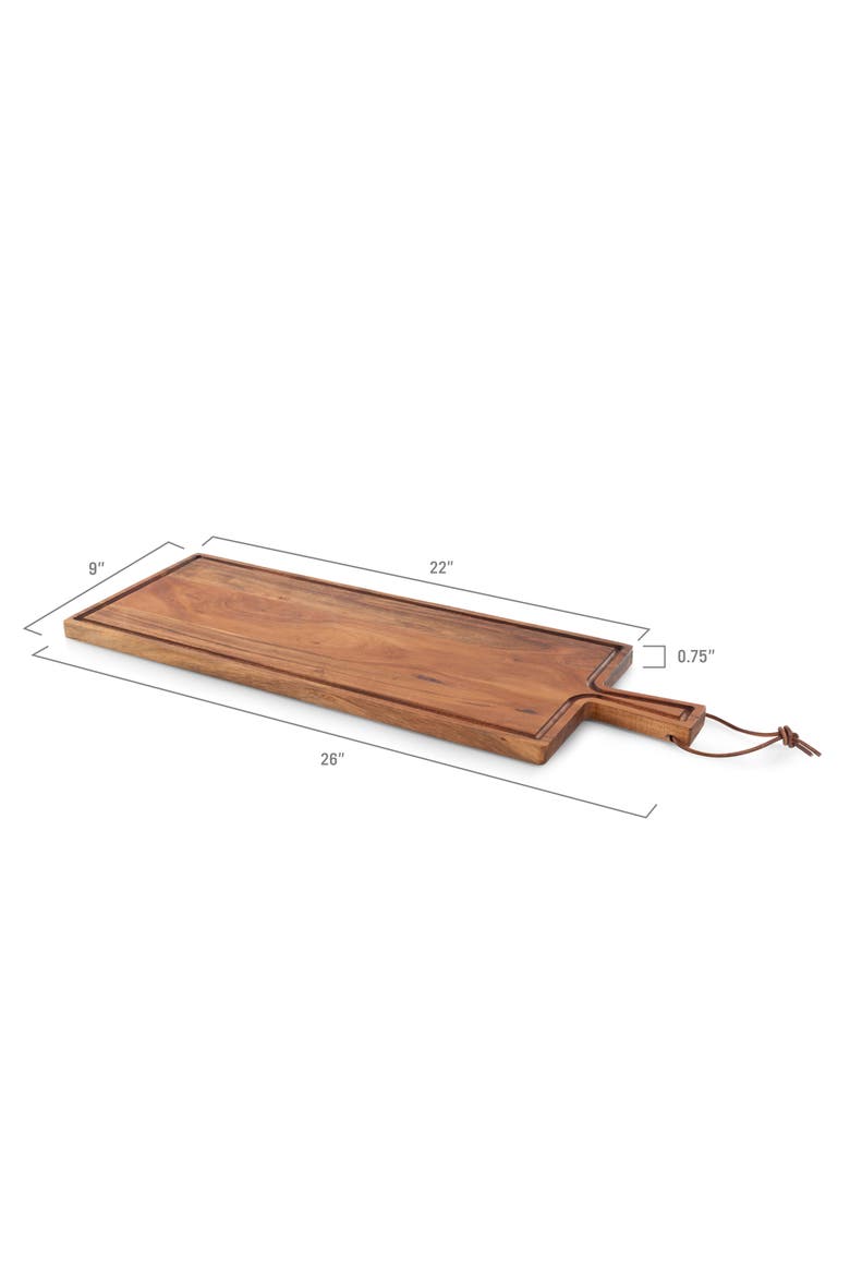Tagliere Long Rectangular Charcuterie Board, Alternate, color, Acacia Wood
