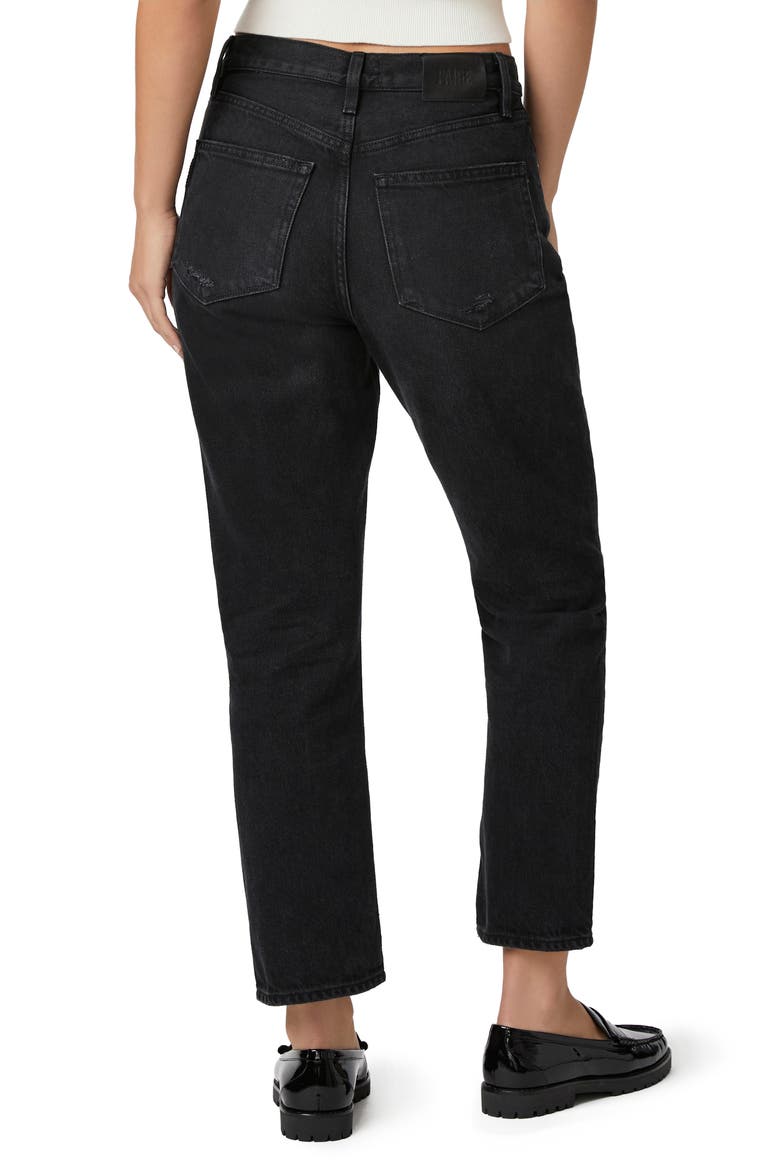 Billy High Waist Crop Straight Leg Jeans, Alternate, color, DRKDWNDIST