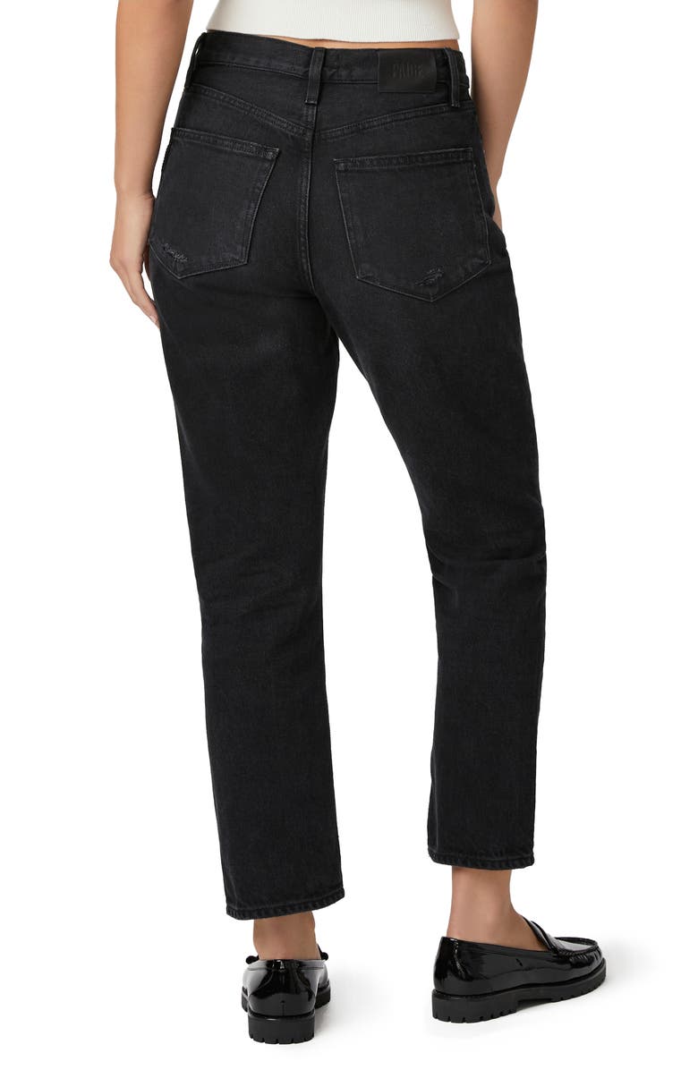 PAIGE Billy High Waist Crop Straight Leg Jeans, Alternate, color, Drkdwndist