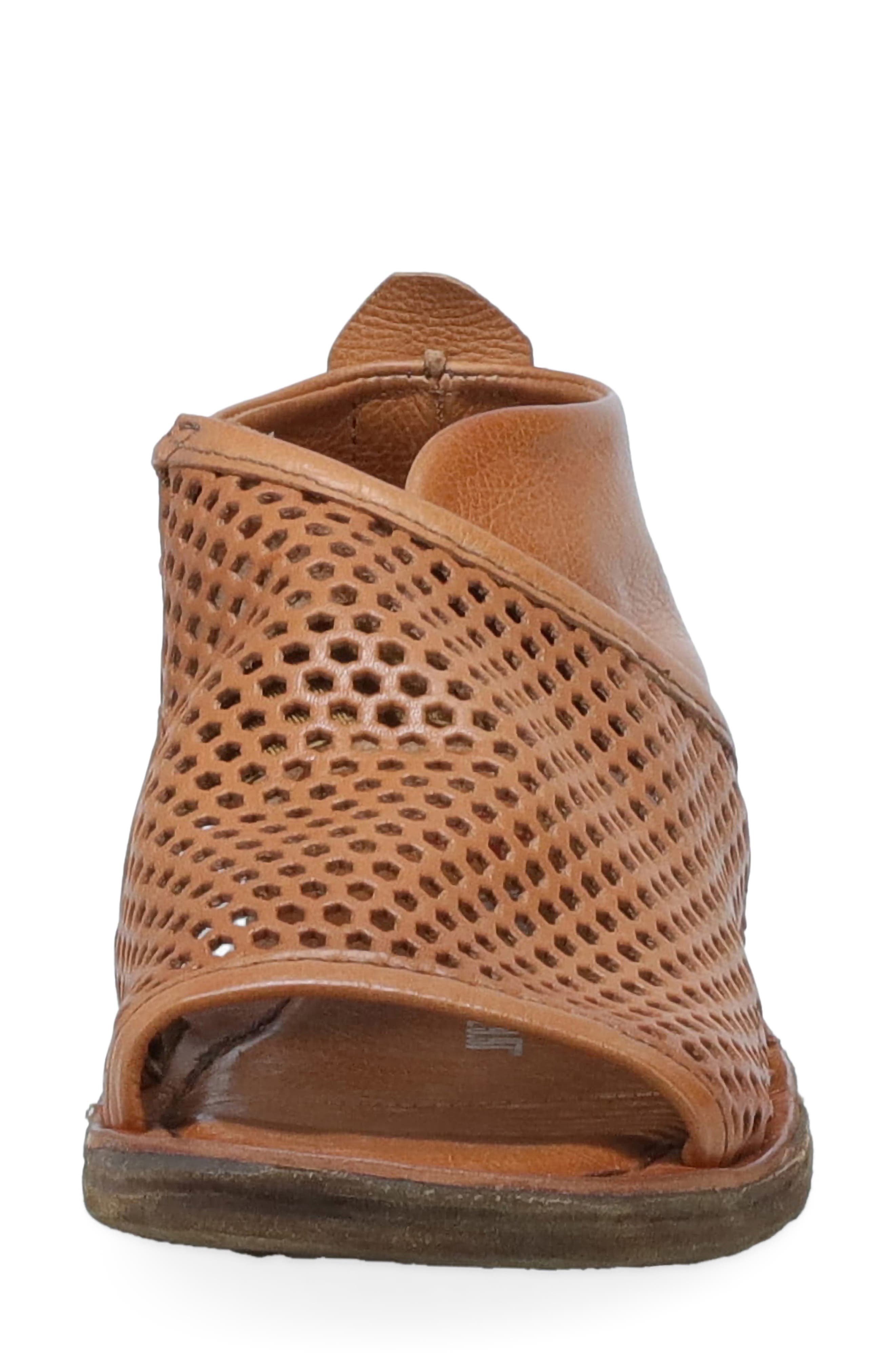 Reiley Perforated Sandal, Alternate, color, WHISKEY