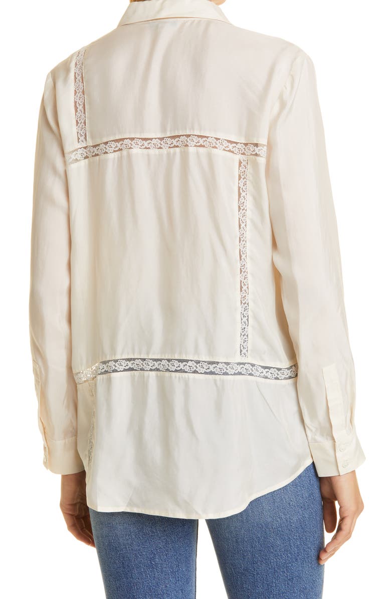 Rails Mona Lace Inset Tunic Blouse, Alternate, color,