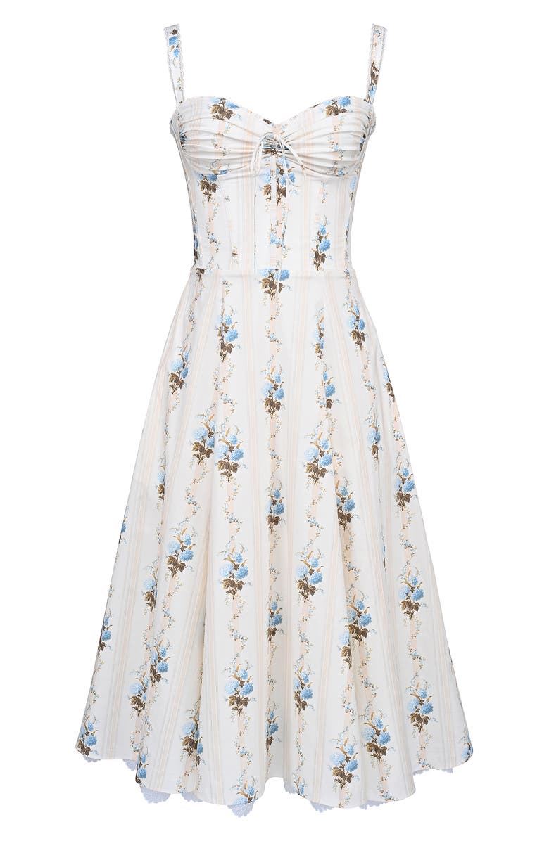 Rosalee Corset Fit & Flare Sundress