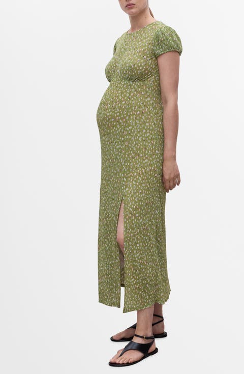 Floral Print Maternity Dress