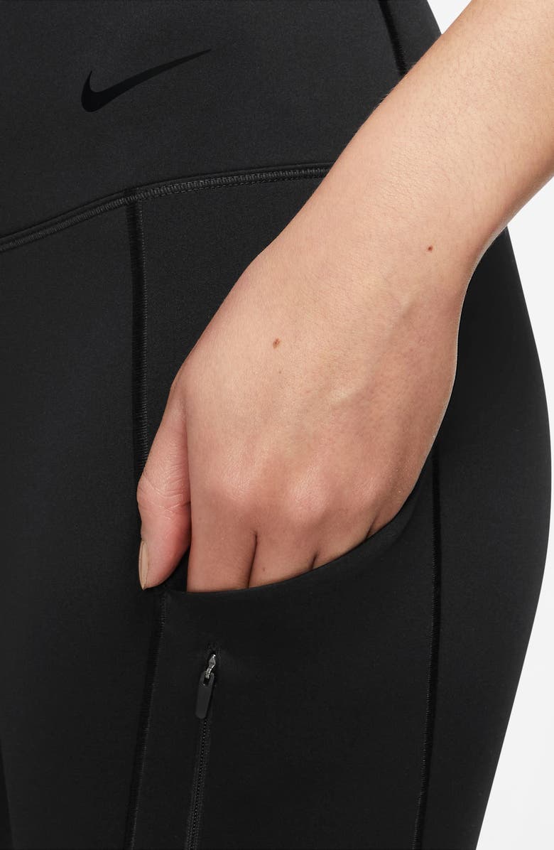 Nike Go Therma-FIT High Waist Ankle Pocket Leggings, Alternate, color, 