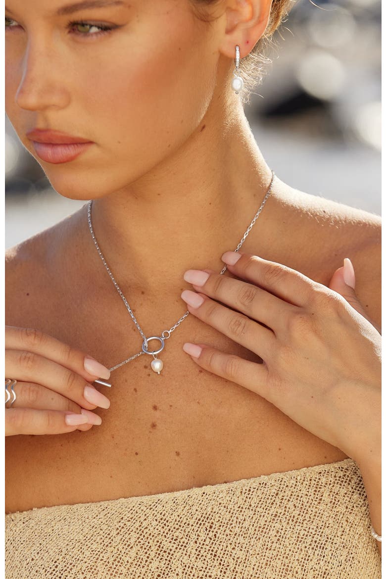 La Isla Necklace, Alternate, color, Silver