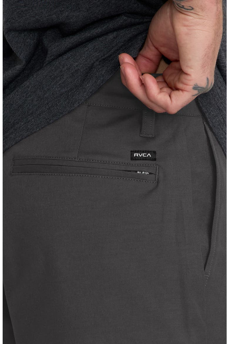 Back In Water Repellent Hybrid Shorts, Alternate, color, BLACK