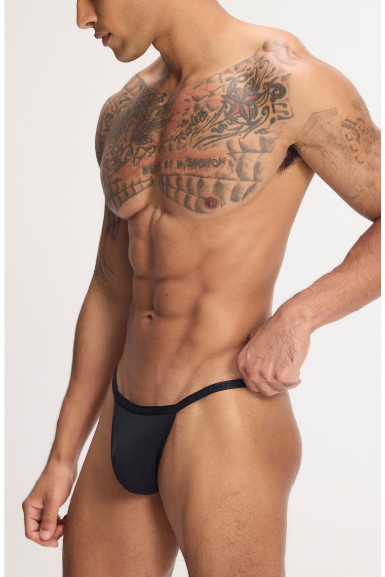 Flex Performance Micro Thong, Alternate, color, BLACK CAVIAR