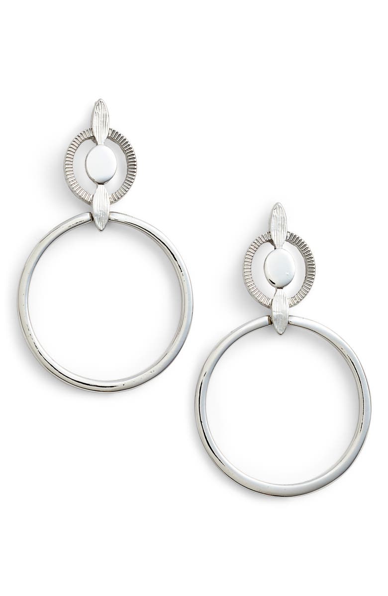 Badgley Mischka Collection Badgley Mischka Geometric Drop Earrings, Main, color,