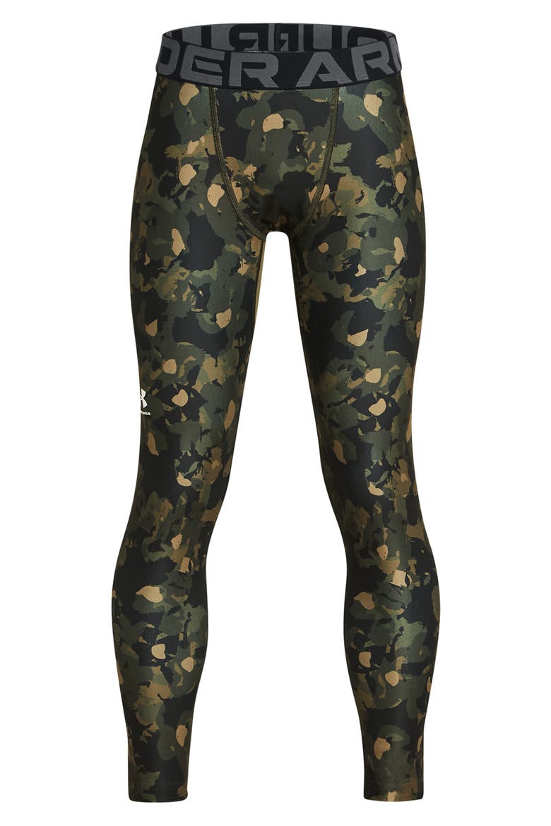 Kids' Print Leggings, Main, color, MARINE OD GREEN
