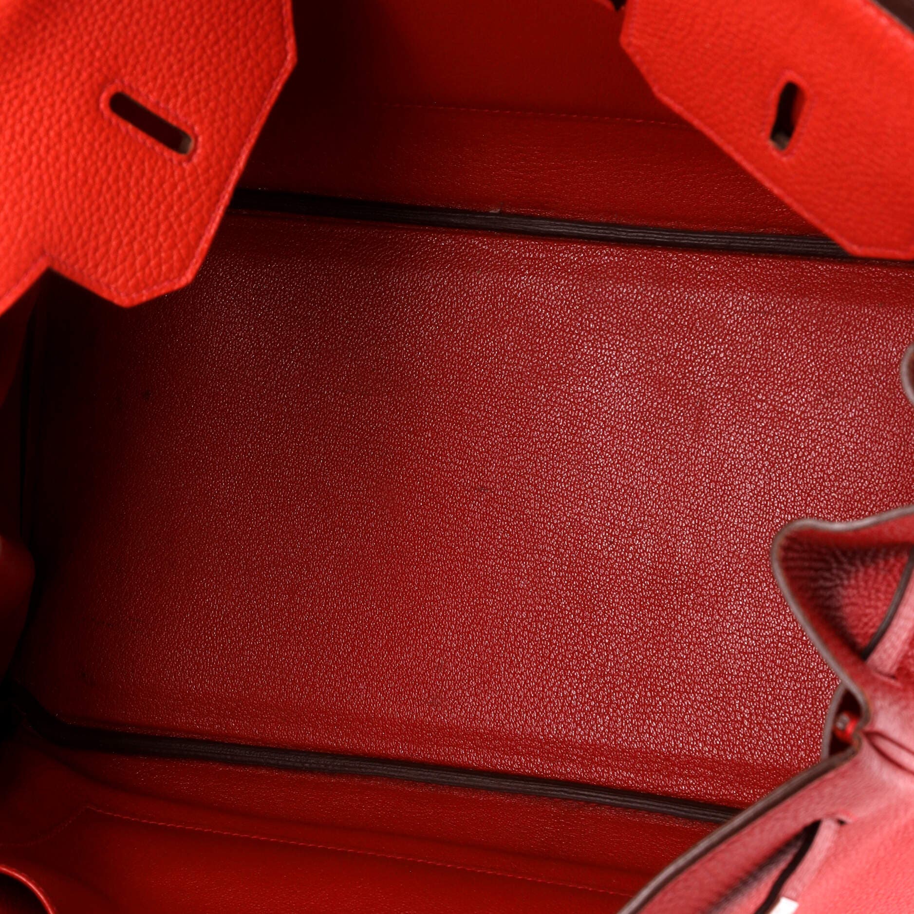 Birkin Handbag Red Togo with Palladium Hardware 35, Alternate, color, Red