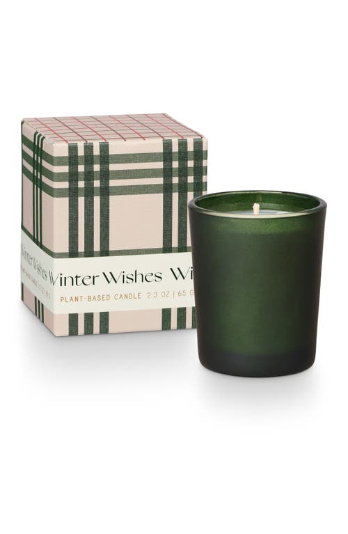 ILLUME® Winter Wishes Balsam & Cedar Votive Candle in Winter Wishes Green 2.3Oz 