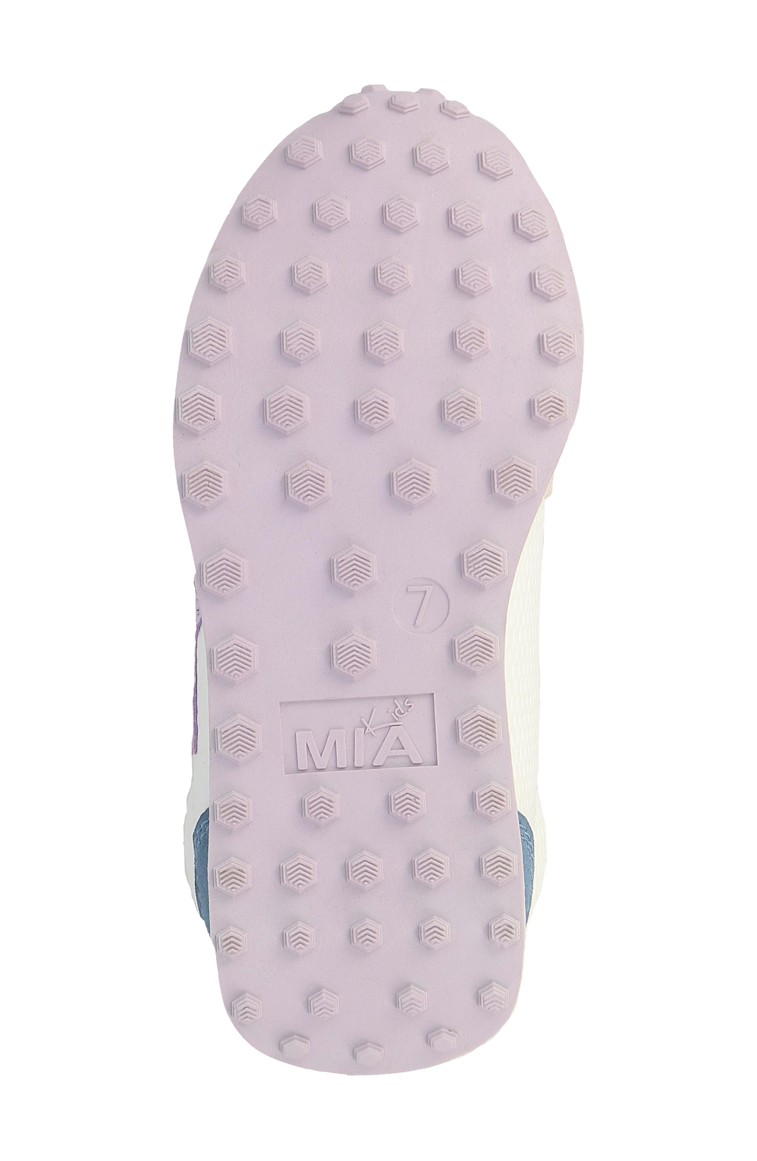 MIA Kids' Cayli Sneaker, Alternate, color, White-Lilac-Peach