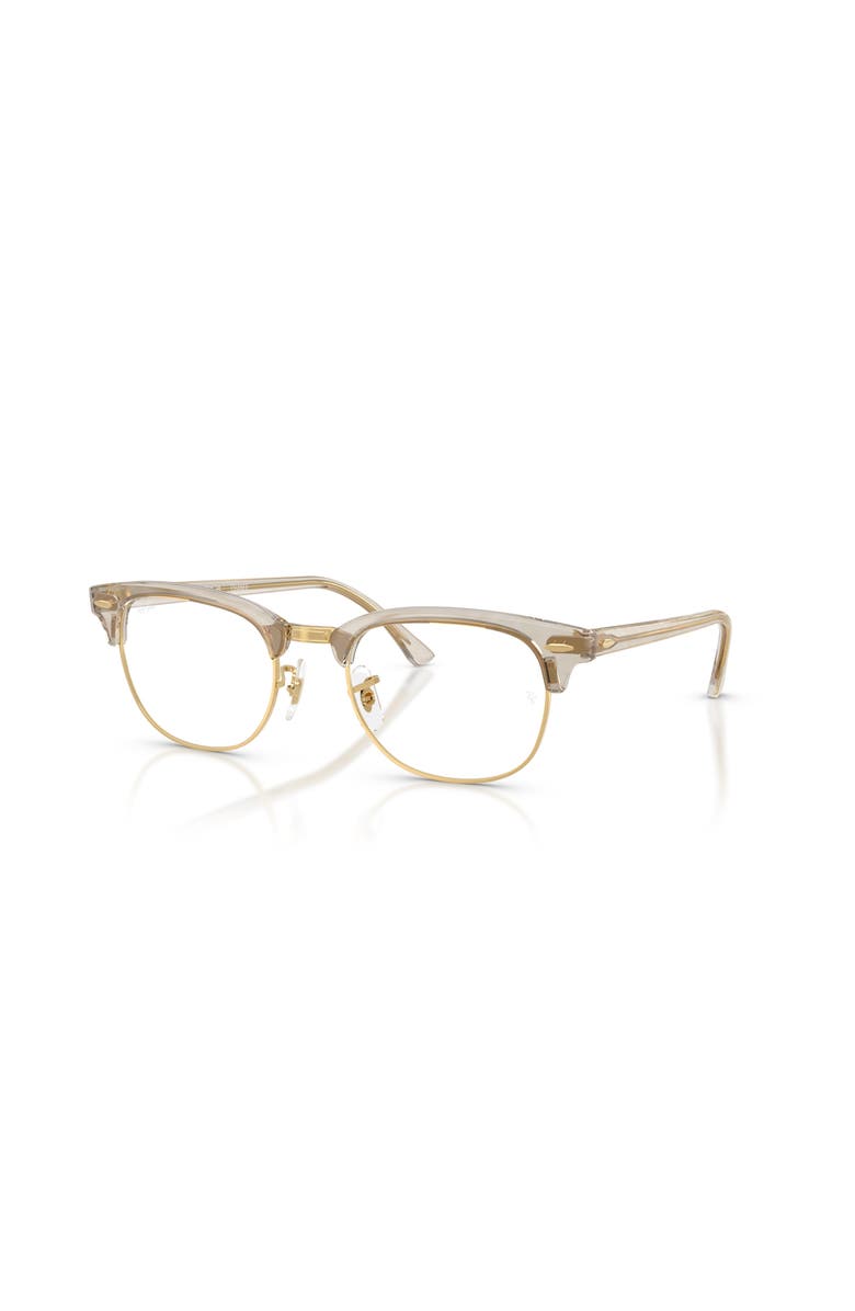 Ray-Ban 51mm Square optical glasses, Main, color, Grey