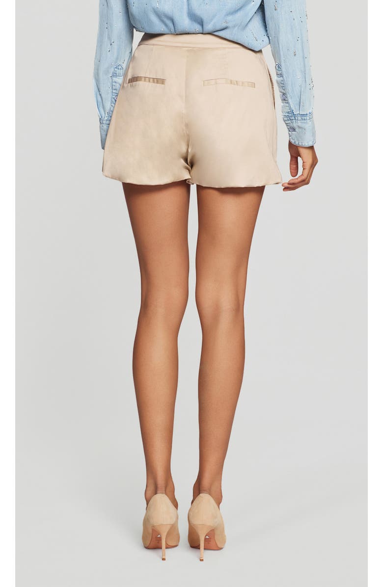 Generation Love Oria Cotton Sateen Bubble Shorts, Alternate, color, Light Khaki