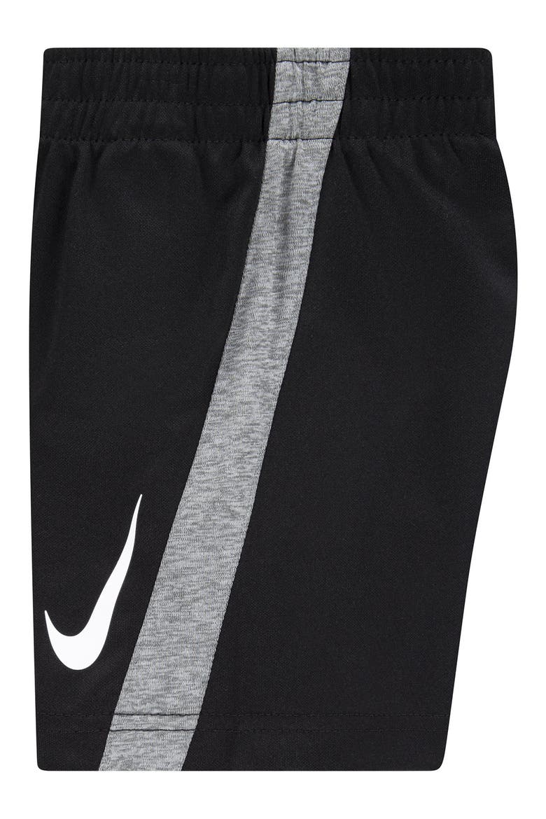 Kids' Drop Graphic T-Shirt & Shorts Set, Alternate, color, BLACK/ SMOKE GREY HEATHER