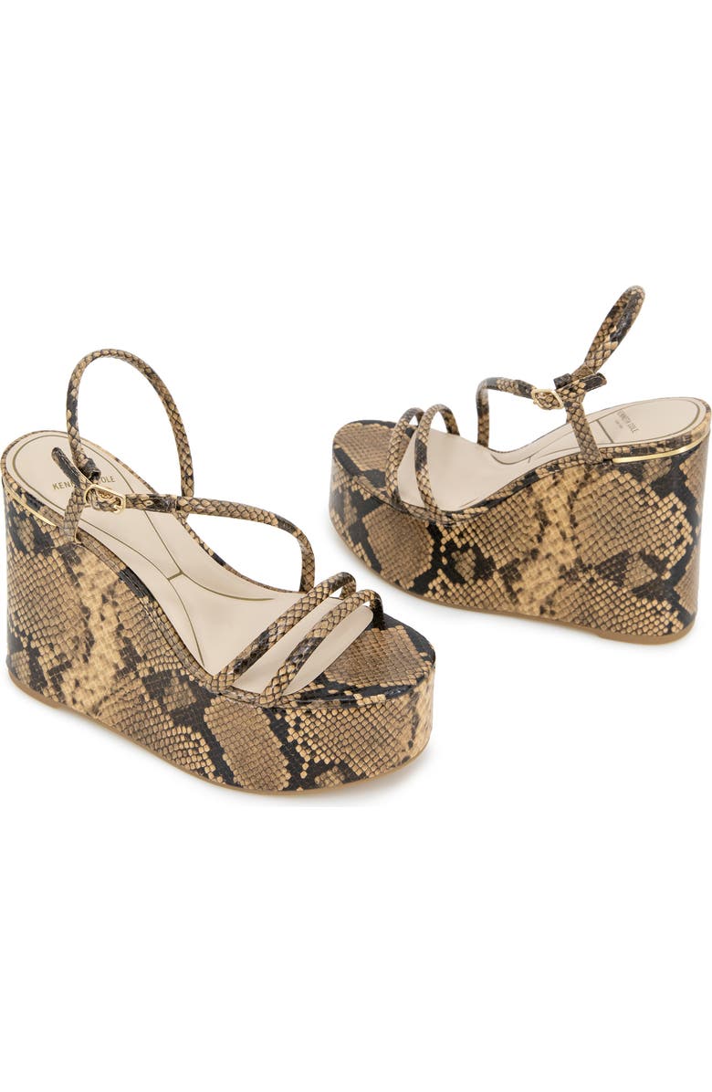 Kenneth Cole New York Tatiana Platform Wedge Sandal, Alternate, color,