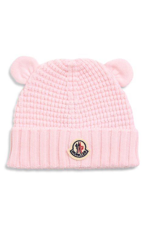Kids
 Teddy Bear Logo Patch Virgin Wool Beanie