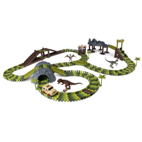 NKOK WowWorld Deluxe Dino Safari Track Set 311pc