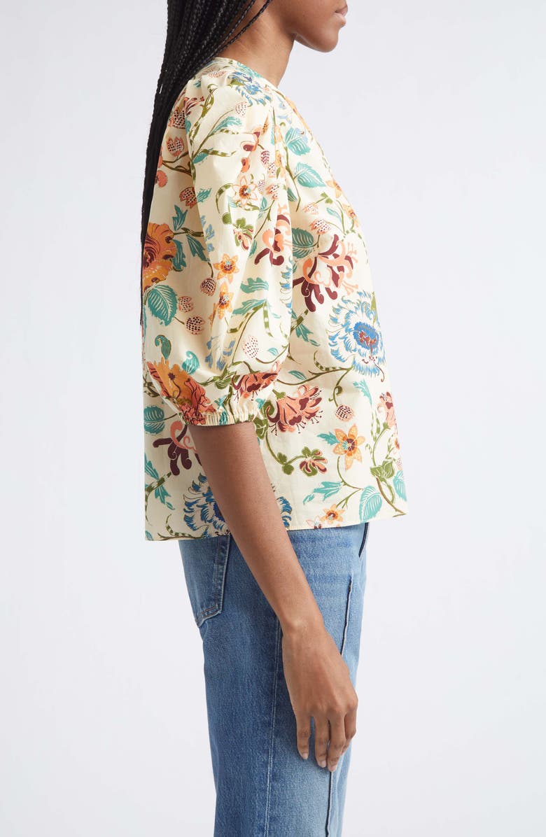 Ulla Johnson Florielle Cotton Top, Alternate, color, Abalone