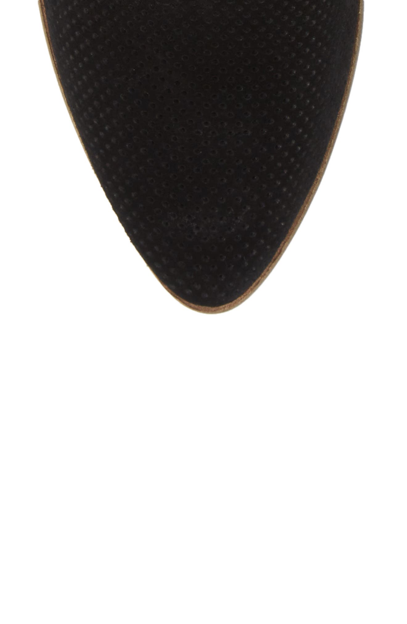 Nethera Perforated Bootie (Nordstrom Exclusive), Alternate, color, BLACK SUEDE