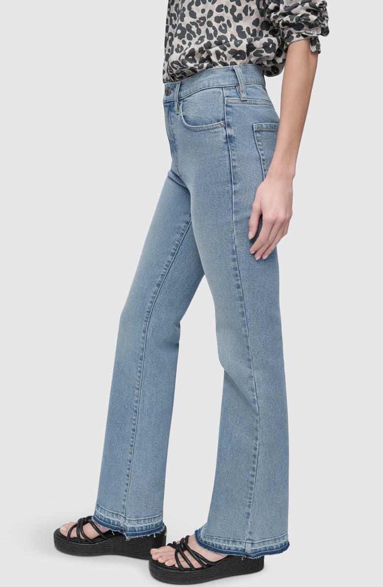 DKNY Jeans High Waist Flare Jeans, Alternate, color, Reade