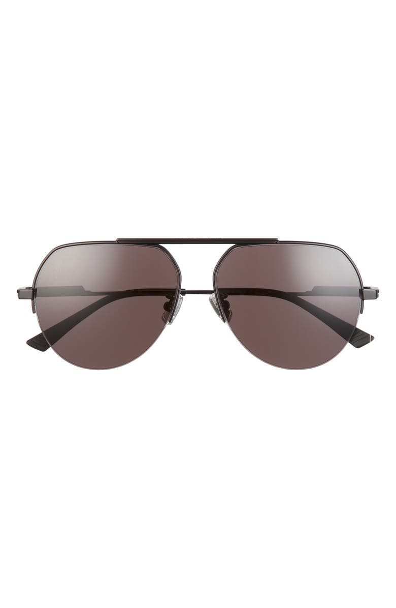 Bottega Veneta 58mm Navigator Sunglasses, Main, color,