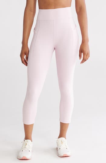 Shop X By Gottex Mesh Line Capri Leggings
