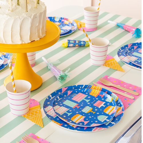 Daydream Society It's A Birthday Cake Print Small Plates In Assorted Pre-pack