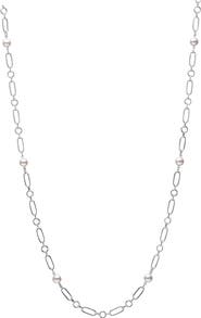 Mikimoto Cultured Pearl Station Necklace