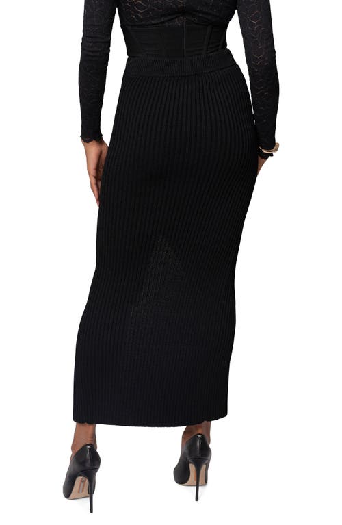 JLUXLABEL JLUXLABEL HAMPTONS FAUX WRAP RIB SWEATER SKIRT