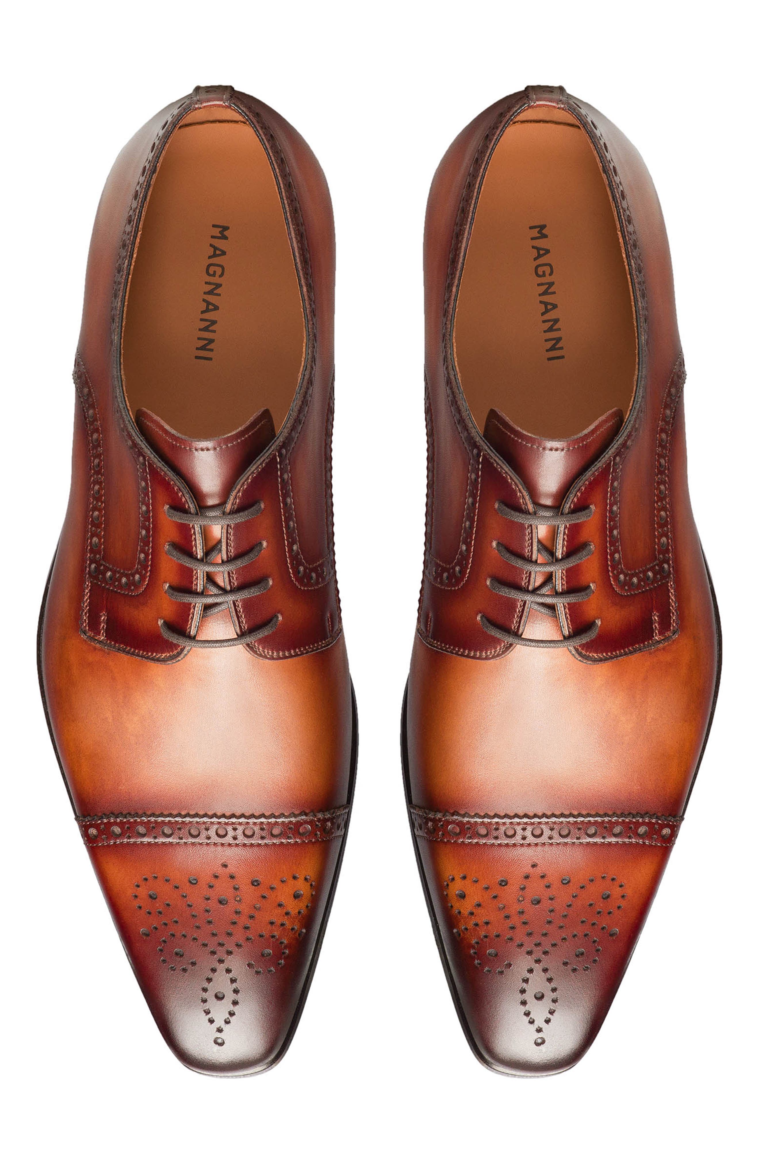 Magnanni Delphos Cap Toe Derby, Alternate, color, 