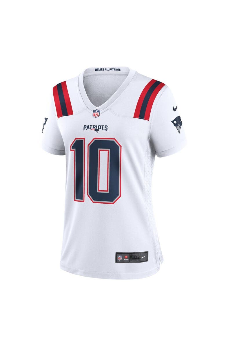 Nike Women's Nike Mac Jones White New England Patriots Game Jersey, Alternate, color, 