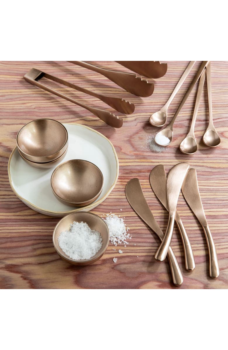 Be Home Rosé Streamlined Spreaders - Set of 4, Alternate, color, Gold