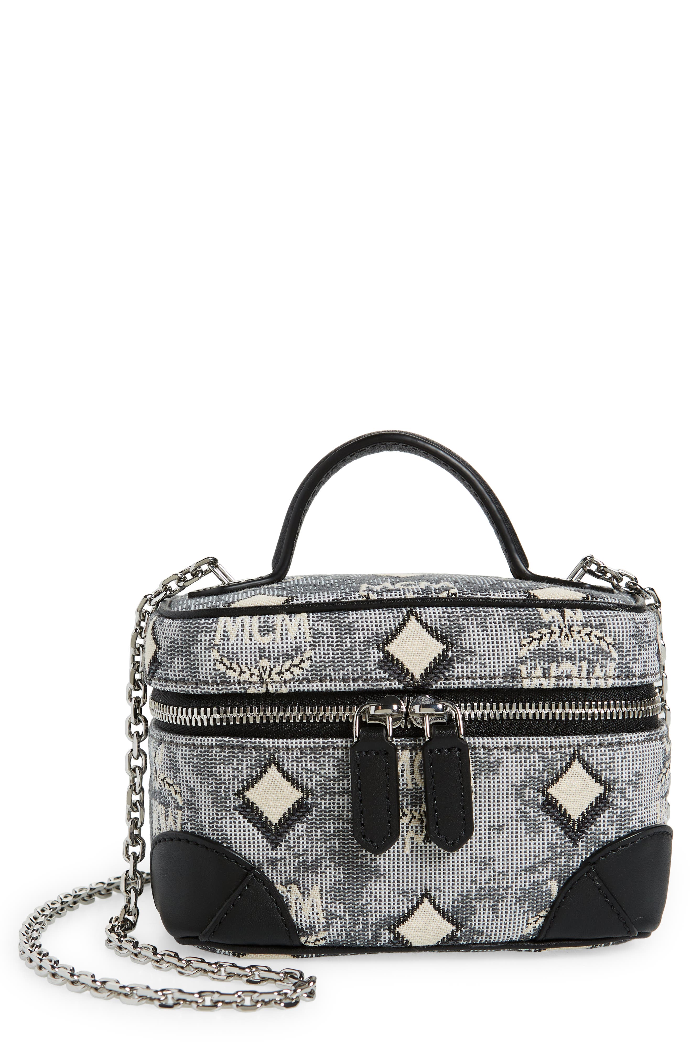 MCM Vintage Jacquard Crossbody, Main, color, 