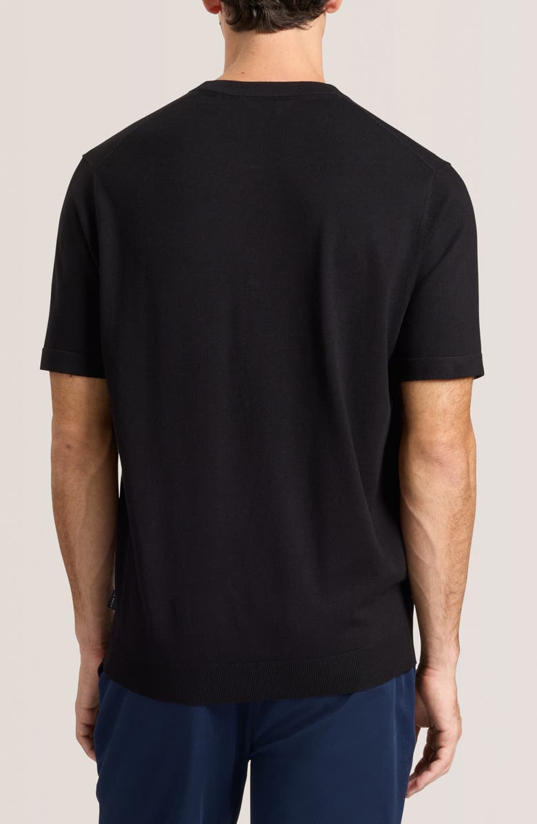 Ted Baker Modern Crewneck Sweater, Alternate, color, Black