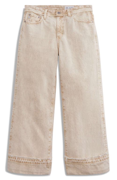 Ag Saige Ankle Wide Leg Jeans In Neutral