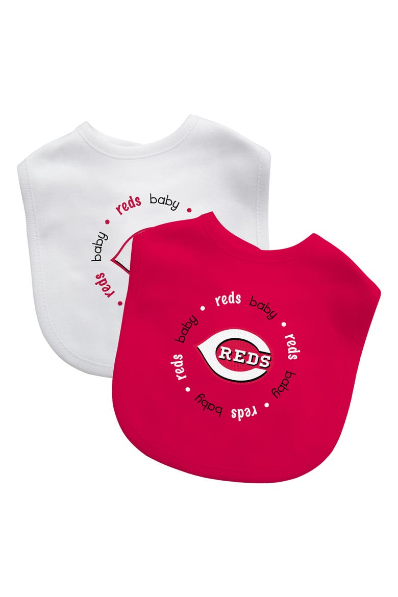 Cincinnati Reds - Baby Bibs 2-Pack, Main, color, Red