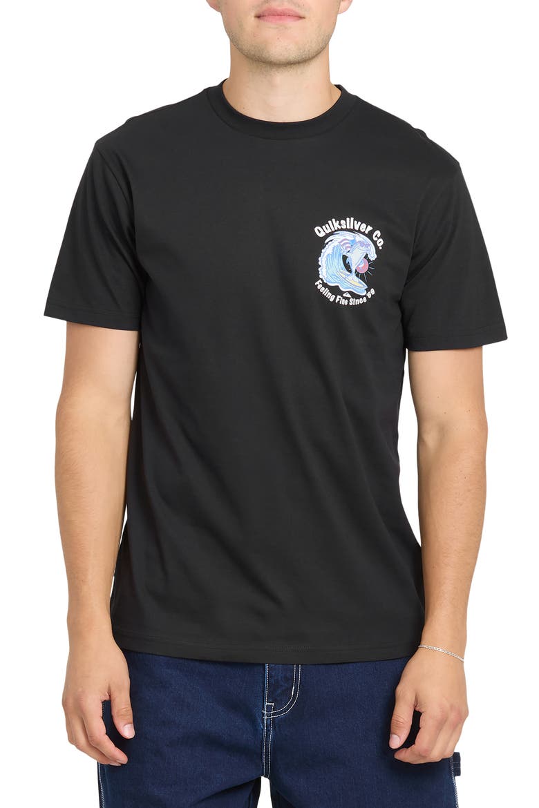 Patriot Dolphin MT0 Graphic T-Shirt, Main, color, BLACK