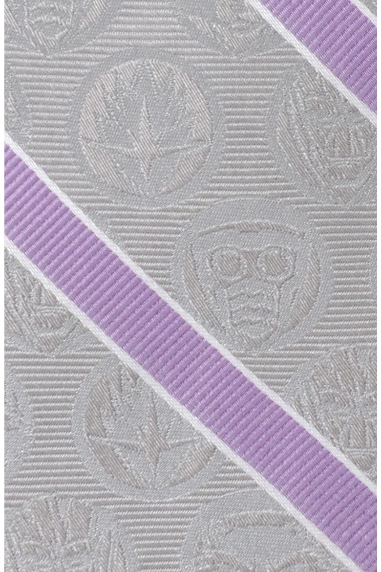Guardians of the Galaxy Stripe Jacquard Silk Tie, Alternate, color, GRAY
