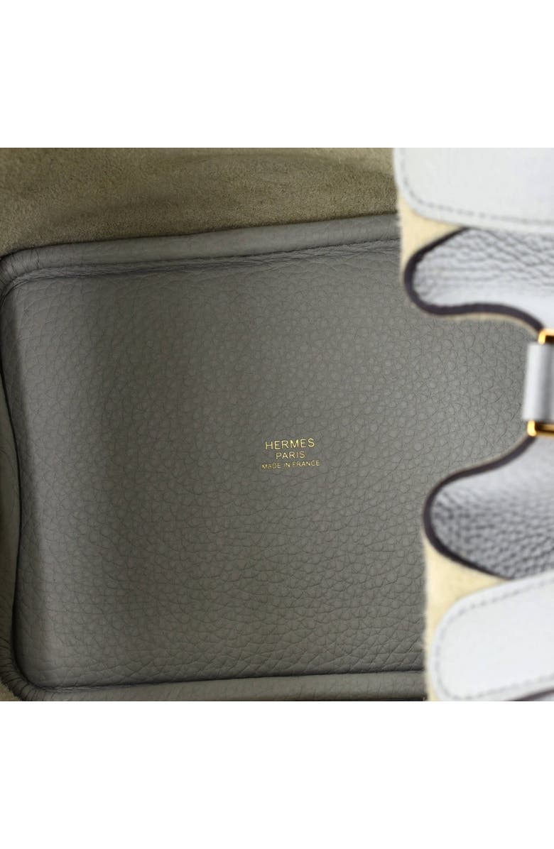 Pre-Owned Hermes Picotin Lock Bag Clemence PM, Alternate, color, Bleu Pale