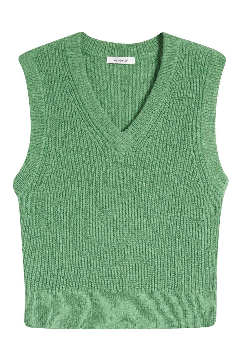Romy Shrunken Sweater Vest, Alternate, color, GARNISH