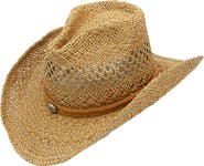 PETER GRIMM Runaway Straw Cowboy Hat