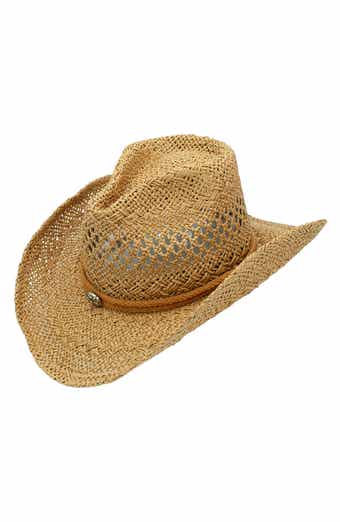 PETER GRIMM Runaway Straw Cowboy Hat